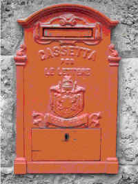 Antica e gloriosa cassetta delle lettere delle Regie Poste