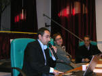 240/1000, Daniele Misnoli presenta ad Anticoli Corrado la sua tesi di laurea in Architettura, 30 ottobre 2009. (Fotografia di Massimiliano Novelli).