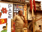 271/1000, Comizio in piazza delle Ville. Anticoli Corrado, anni '70. Fotografia donata da Claudia Proietti.