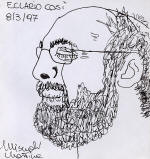 289/1000, "Eclario cos". Eclario Barone ritratto da Martina Misnoli. Anticoli Corrado, Seconda media, 8 marzo 1997.