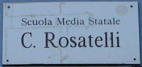Scuola Media Statale "Celestino Rosatelli" (alla faccia della neolingua!)