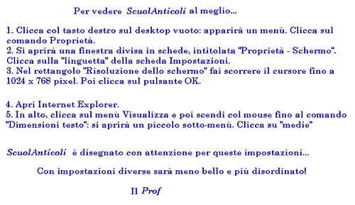 Per vedere ScuolAnticoli al meglio...