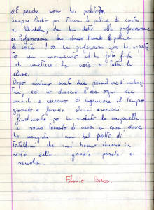 Flavio, sabato 30 novembre 1985