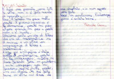 Weruska, sabato 7 dicembre 1985