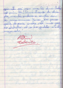 Federica, sabato 25 gennaio 1986
