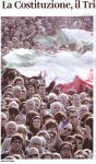 Il Prof alla manifestazione per la Costituzione e la Scuola di sabato 12 marzo 2011 (da L'Unità).