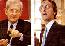 Le belle facce del regime vera Destra-finta sinistra: Luciano Violante, Pid, ex presidente della Camera, e Nicol Ghedini, forzaitaliota, avvocato e deputato Pidille. (Foto tratte da "La Repubblica")