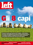 La copertina del numero 26 di "left", in edicola a partire da venerd� 3 luglio 2009.