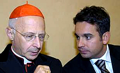 Per la serie "Angeli Custodi": Angelo Bagnasco e Marco Simeon.