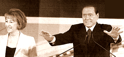Per la serie "Siamo sulla buona strada": Berlusconi con Letizia Moratti e Hitler con Leni Riefensthal. (Solo che la Riefensthal era mille volte pi in gamba della Moratti. Ma la Moratti, in compenso, ci trova meno da ridere).