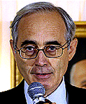 Roberto De Mattei accanto a un personaggio forse abbastanza simile alla sua immagine di Dio.