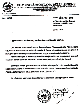 Il documento mostratoci dal signor M.: cliccalo per ingrandirlo!