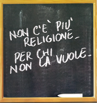 Non c'è più religione per chi non la vuole. Clicca qui per saperne di più!