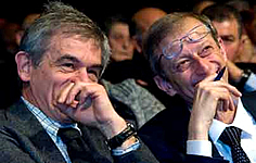 Per la serie "Dimmi con chi vai e ti dirò chi sei": il Chiamparino con Calderoli, Tremonti, Carfagna, Marchionne, Fassino, Maroni, Ratzinger e Moratti.