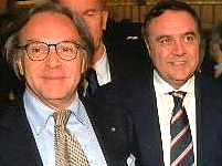Per la serie "Politici ora basta. Tranne uno": Diego Della Valle e Clemente Mastella.