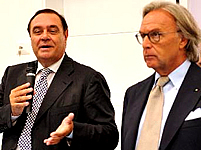 Per la serie "Politici ora basta. Tranne uno": Diego Della Valle e Clemente Mastella.