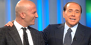 Per la serie "Il tg e il suo traino": il Minzolini e il Berlusconi.