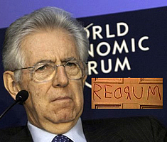 Per la serie "Stanley Kubrick aveva previsto tutto": Mario Redrum Monti.
