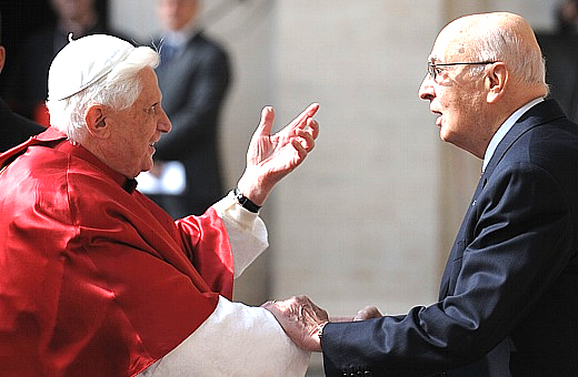 Per la serie "M'illumino d'immenso": Giorgio Napolitano.