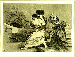 Francisco Goya, "No quieren". Cliccala per vederla meglio!
