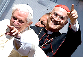 Per la serie "Quanto ci piacciono i regalini governativi, dare, dare regalini prego!...": la Severino, il Ratzinger e il Bertone.