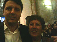 Per la serie "Gelmini non si nasce, si diventa": Mila Spicola con Matteo Renzi.
