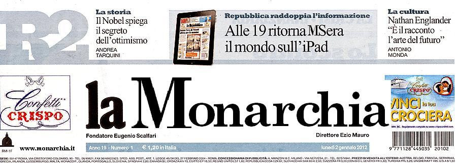 Per la serie "Il richiamo della foresta": sar questo il nuovo look dell'organo ufficiale del Partito neomonarchico scalfariano?