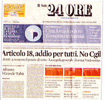 "Il Sole24Ore" di mercoled 21 Marzo citato (a mo' di "bocca della verit") da L'Unit" di gioved' 22 marzo 2012.