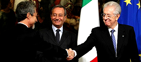 Per la serie "Il malinconico Monti Mario e l'allegro Malinconico Carlo": il Malinconico e il Monti allegrissimi entrambi.