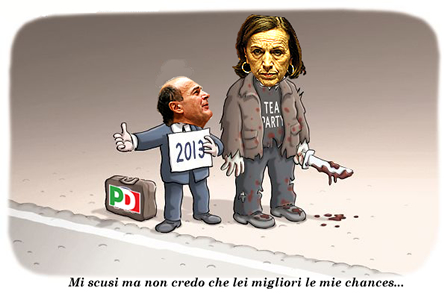 Per la serie "Comincia lassalto alla diligenza?": il Bersani e la Fornero vanno per caso dalla stessa parte?...