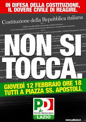 Per la serie "Si stava meglio quando si stava meglio": i bei tempi in cui il Pd difendeva la Costituzione.