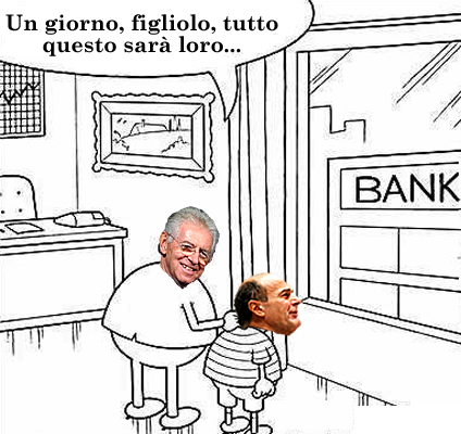 Per la serie "Eredit maledette": quella che il Monti lascer al Bersani.