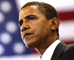 Per la serie "Due tipi di odio: il feroce e il sobrio": Obama tra il Romney e il Draghi. (Mancano: il Monti, sobrio e anche feroce; e la Merkel, che non  feroce n sobria perch  imbottita...).