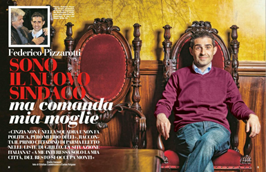 Per la serie "Il voto dei Cittadini? Meglio per una comparsata su 'Chi' oggi che per una gallina domani": Federico Pizzarotti.