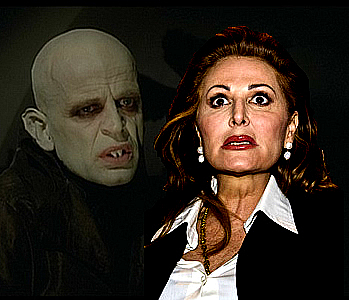 Per la serie "Pi che il dolor pote' il digiuno": il Sallusti (o uno che si fa passare per lui?) con la fidanzata Santanche' Daniela.