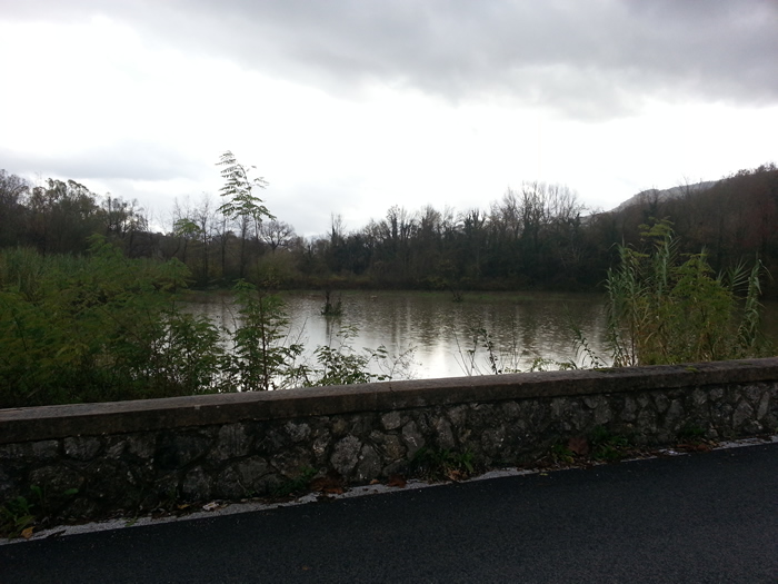 Marano Equo, ponte, venerd 30 novembre 2012.