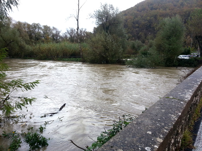 Marano Equo, ponte, venerd 30 novembre 2012.