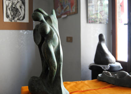 Birgitt Shola Starp - 18. "Eden", 2011 - Patinated kremenit, tar and copper sulphate