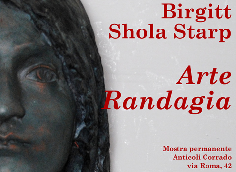 L'"Arte randagia" di Birgitt Shola Starp - Tutte le immagini della mostra di Anticoli Corrado... cliccando qui!
