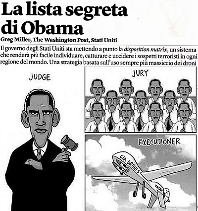 Obama giudice, giuria e boia