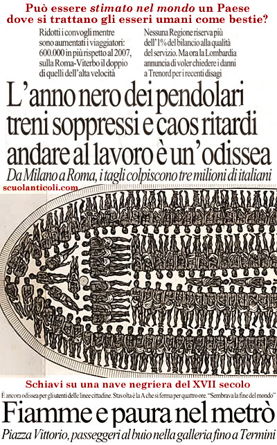 Pu essere "stimato nel mondo" un Paese dove si trattano gli esseri umani come bestie?