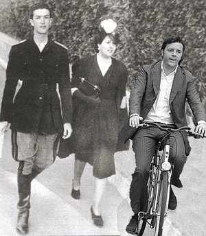 Per la serie "Fascisti della prima e dell'ultima ora": lo Scalfari Eugenio con la mamma Gina e col nipotino Renzi Matteo.