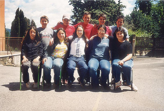 La prima homepage di ScuolAnticoli nel 2003.