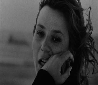 Hélène Chatelain ne "La jetée" (1962), di Chris Marker.
