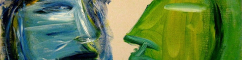"Maurizio Fioretti: un musicista, un pittore, un poeta di immagini? Sono tre dimensioni che coinvivono nei suoi quadri in cui il colore campisce lo spazio definendo superfici diverse per intensità e spessore".