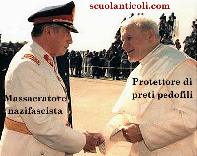 Karol Woytjla, santo protettore dei preti pedofili. (Domenica 27 aprile 2014. Luigi Scialanca, scuolanticoli@katamail.com).