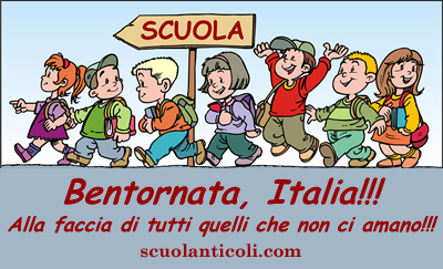 Bentornata, Italia!!! Alla faccia di tutti quelli che non ci amano!!! (Clicca sull'immagine, se la vuoi in formato desktop!). (Mercoled 10 settembre 2014. Luigi Scialanca, scuolanticoli@katamail.com).
