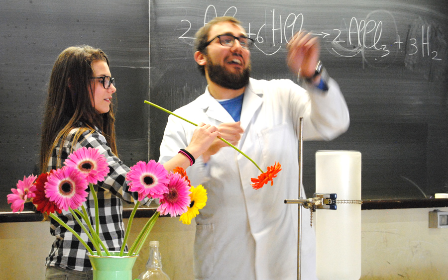 La Classe 2015 - 2018 al Picnic della Scienza il 28 aprile 2017