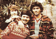 Dario Franceschini (a sinistra) a met degli anni 70 (da La Repubblica)