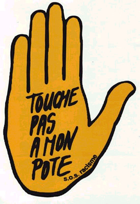 Giù le mani da mio Fratello! (dal sito http://www.sos-racisme.org)